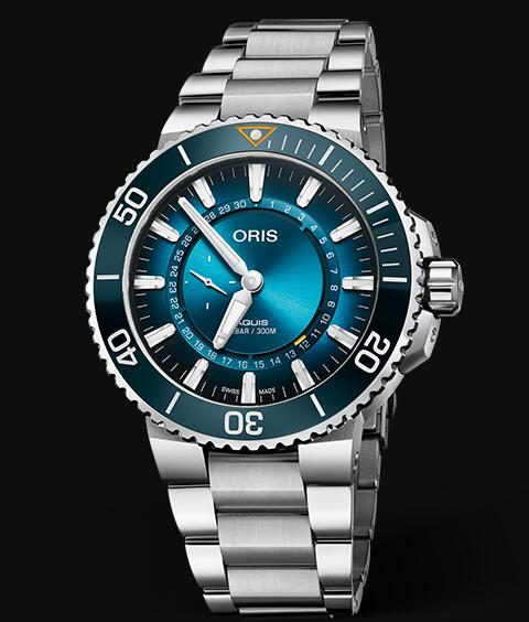 Review Oris Aquis GREAT BARRIER REEF LIMITED EDITION III 43.5mm 01 743 7734 4185-Set Replica Watch